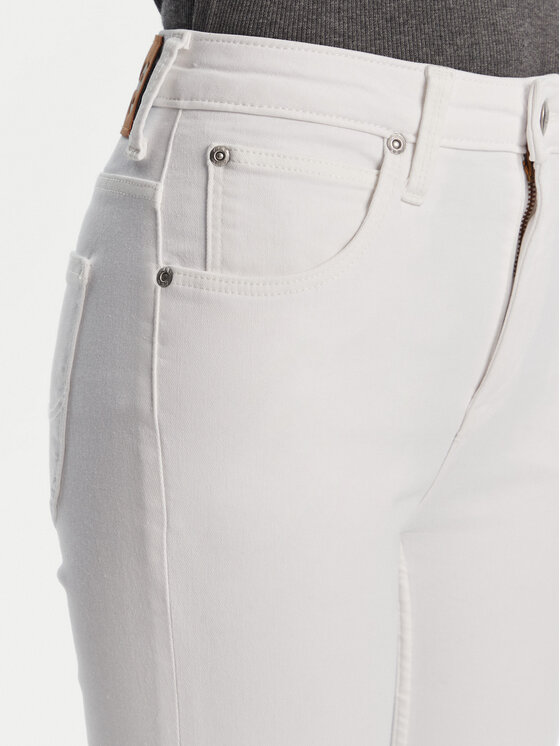 Lee Lee Τζιν Breese 112363795 Λευκό Skinny Fit