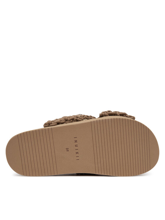 Inuikii Inuikii Papucs Woven Stones Platform 1004.005.0043 Bézs