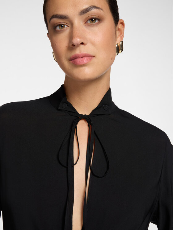 Elena Mirò Elena Mirò Camicia 5002Z000036N033 Nero Regular Fit