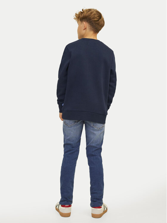 Jack&Jones Junior Jack&Jones Junior Majica dugih rukava Logo 12258840 Tamnoplava Regular Fit