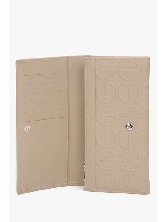 Estro Estro Portafoglio grande da donna ER00116597 Beige