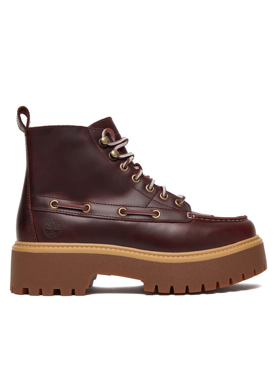 Timberland Timberland Šnurovacia obuv Stone Street Mid TB0A27YZEIW1 Bordová