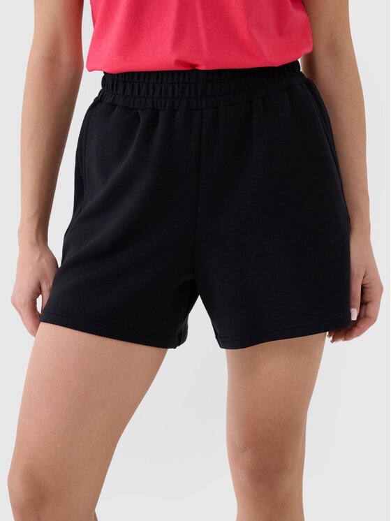 4F 4F Szorty sportowe COMMON GROUND Czarny Regular Fit