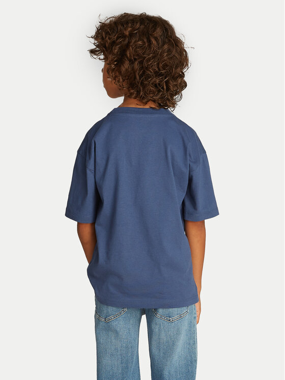 Calvin Klein Jeans Calvin Klein Jeans Футболка Bold Graphic IB0IB02448 Голубий Relaxed Fit