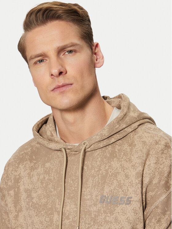 Guess Guess Суитшърт Z5RQ16 K9YI1 Бежов Regular Fit