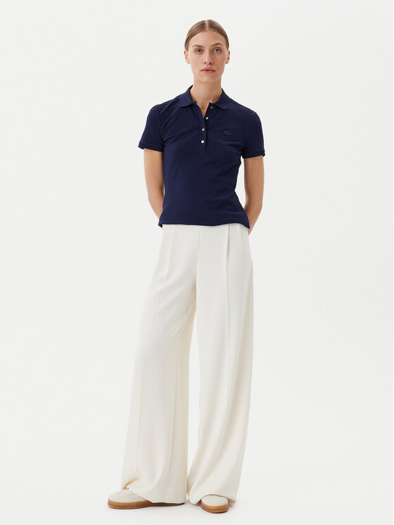Lacoste Lacoste Poloshirt PF5462 Dunkelblau Slim Fit
