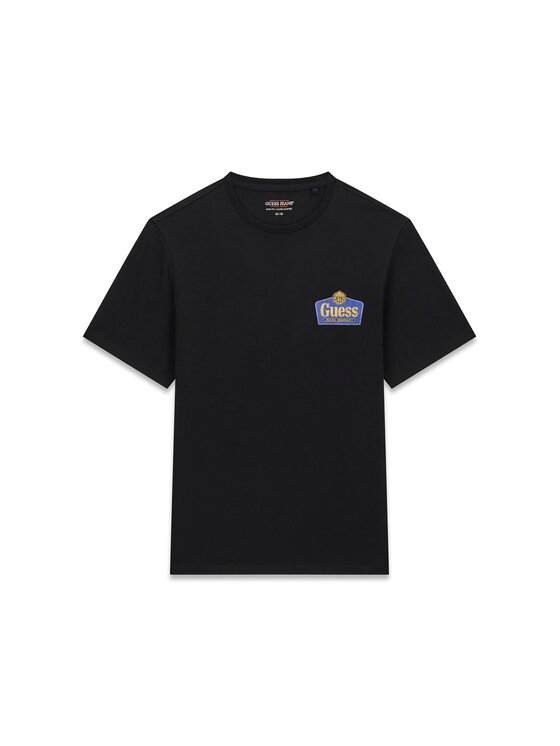 Guess Jeans Guess Jeans T-Shirt 180291 Černá Classic Fit