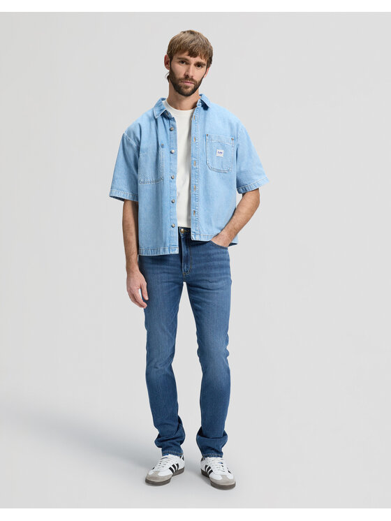 Lee Lee Jeansy 112376374 Niebieski Slim Fit