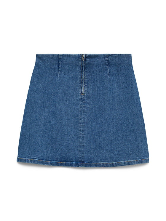 Vero Moda Vero Moda Džínová sukně Nelly 10311322 Modrá Regular Fit