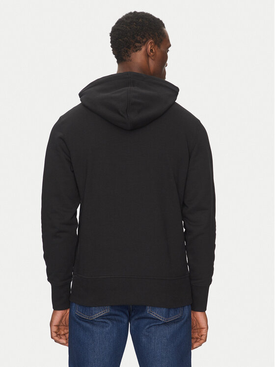Calvin Klein Jeans Calvin Klein Jeans Džemperis Serif Font Graphic J30J327520 Juoda Regular Fit
