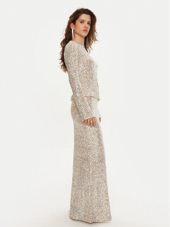 Bruuns Bazaar Bruuns Bazaar Maxi krilo Joanelle BBW4195 Bež Slim Fit
