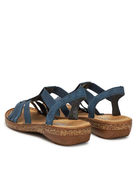 Rieker Rieker Sandale 628G9-16 Tamnoplava