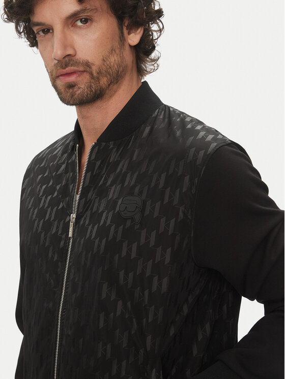 KARL LAGERFELD KARL LAGERFELD Mikina 505064 552902 Čierna Regular Fit