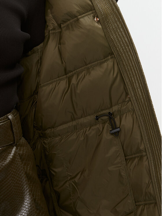 TWINSET TWINSET Μπουφάν πουπουλένιο 232TT2351 Πράσινο Regular Fit