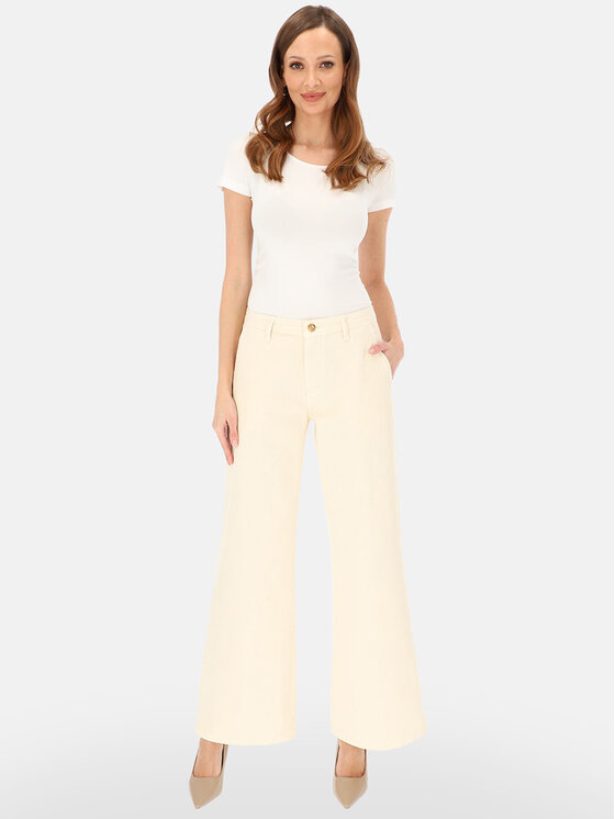 L’AF L’AF Jeansy Kamea Beżowy Wide Leg