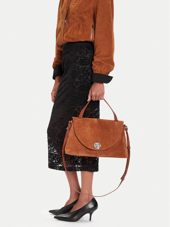 Coccinelle Coccinelle Сумка Toc Coccinellenikla Suede Bim E1 TOC 18 01 01 Коричневий