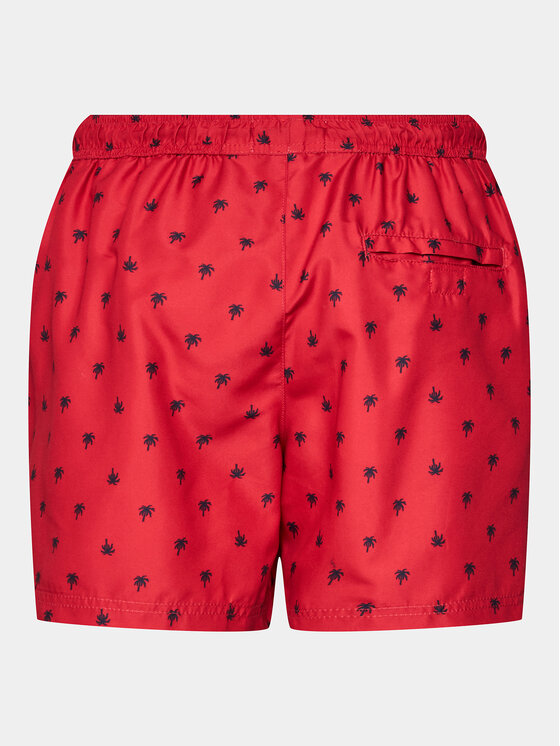 Henderson Henderson Szorty kąpielowe 41321 Czerwony Regular Fit