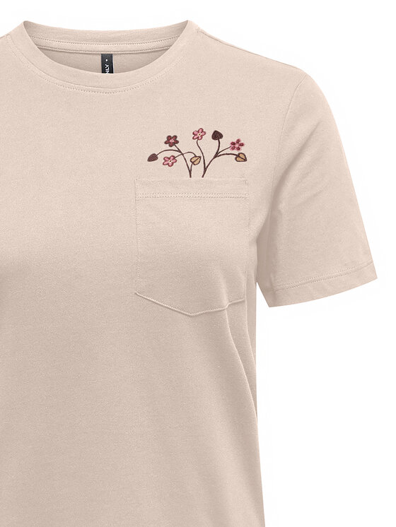 ONLY ONLY Футболка Polly 15317989 Рожевий Regular Fit