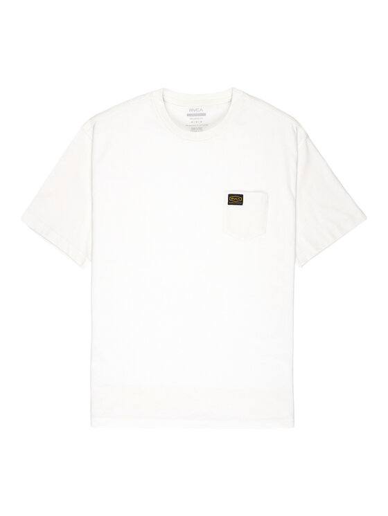 RVCA RVCA Tričko Americana Pocket EVYZT00127 Biela Relaxed Fit