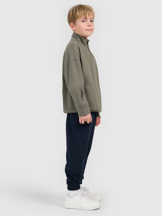 4F 4F Spodnie dresowe BASIC+ Granatowy Oversize