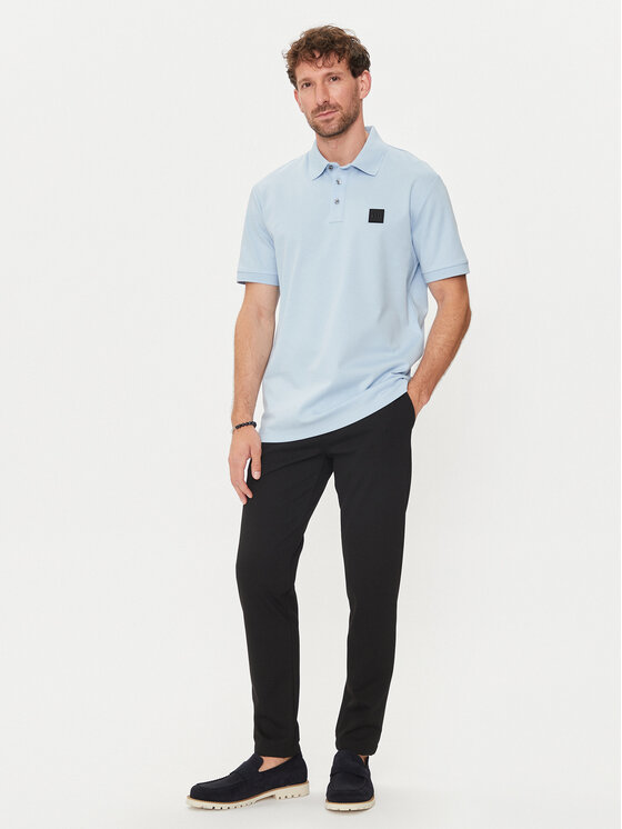 BOSS Boss Polokošile Parlay 143 50515596 Světle modrá Regular Fit