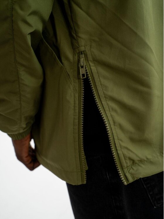 Jigga Wear Jigga Wear Kurtka przejściowa Kurtka Kangurka Męska Oliwkowa Jigga Wear Stripe Name Kangaroo M Khaki Regular Fit