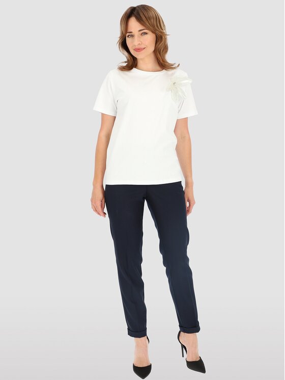 Perso Perso T-Shirt TCE245000F Bílá Regular Fit