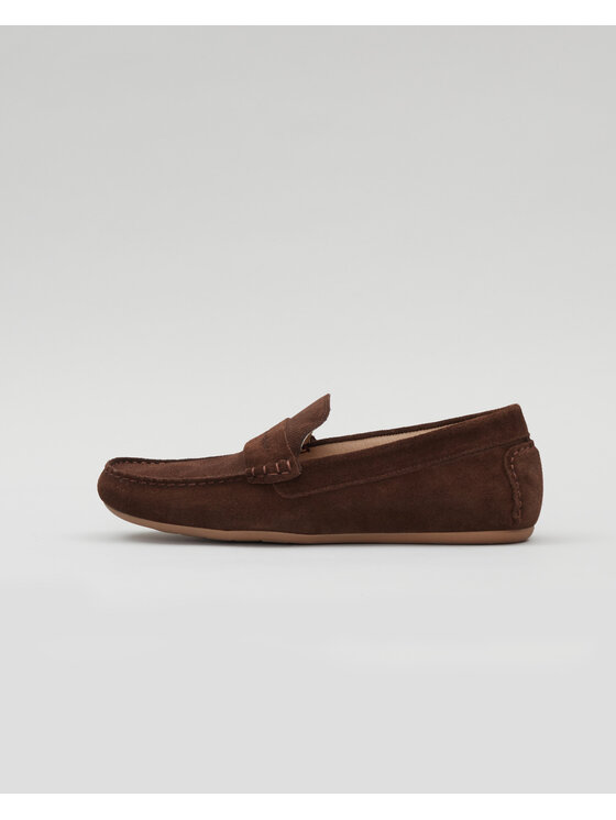 Borgio Borgio Mokasyny F304_zamsz_brown Brązowy