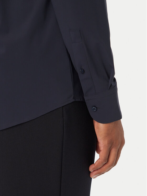 BOSS BOSS Koszula P-Hank 50555747 Granatowy Slim Fit