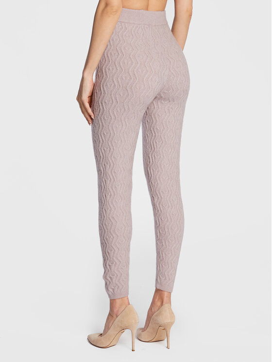 Guess Guess Leggings Cable Mix W2BB38 Z2QA0 Viola Slim Fit