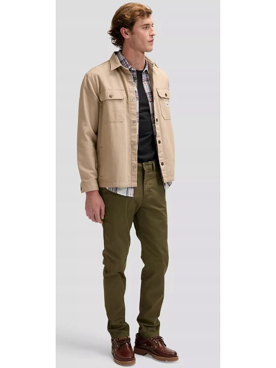 Lee Lee Chinosy Slim Chino Zielony Chino Fit
