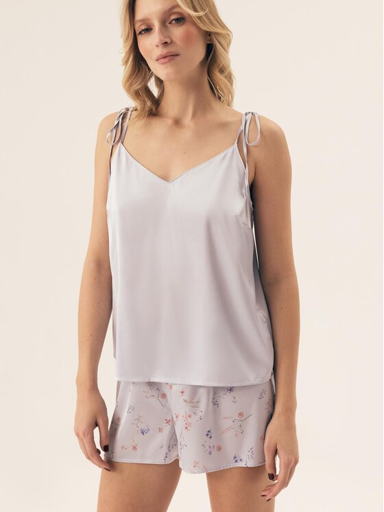 Esotiq Esotiq Pyžamo 43154 Modrá Regular Fit