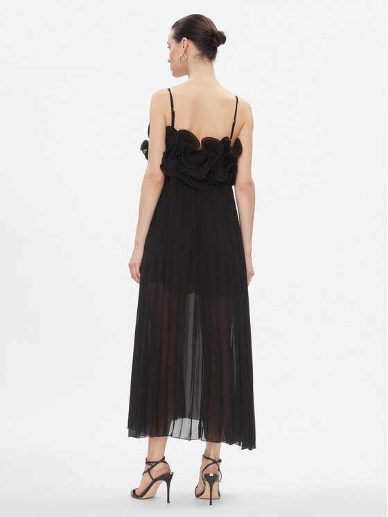 ViCOLO ViCOLO Coctailkleid TR1108 Schwarz Regular Fit