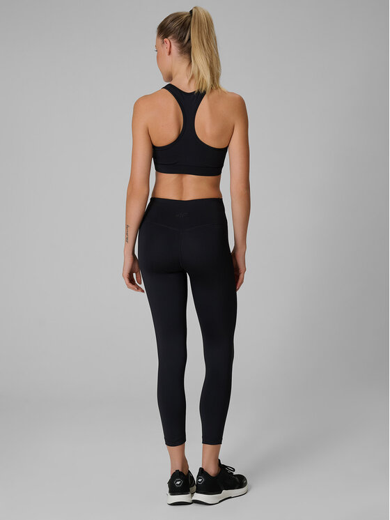 4F 4F Legginsy MULTI ACTIVE Czarny Slim Fit