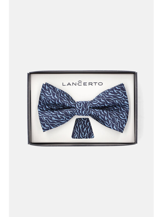 Lancerto Lancerto Komplet mucha i poszetka MU090123000046 Granatowy