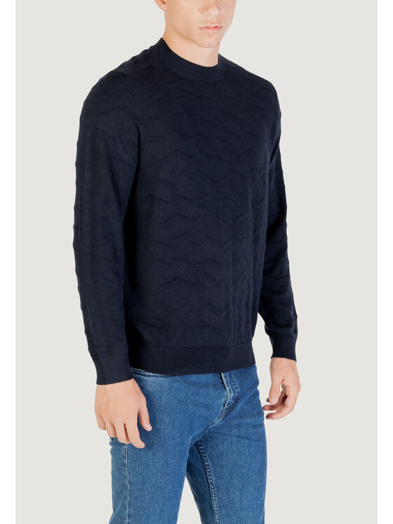 Armani Exchange Armani Exchange Maglione PULLOVER Blu Over Fit