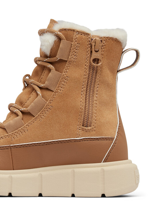 Sorel Sorel Μπότες Χιονιού Youth Explorer III Lace Wp 2088512253 Καφέ