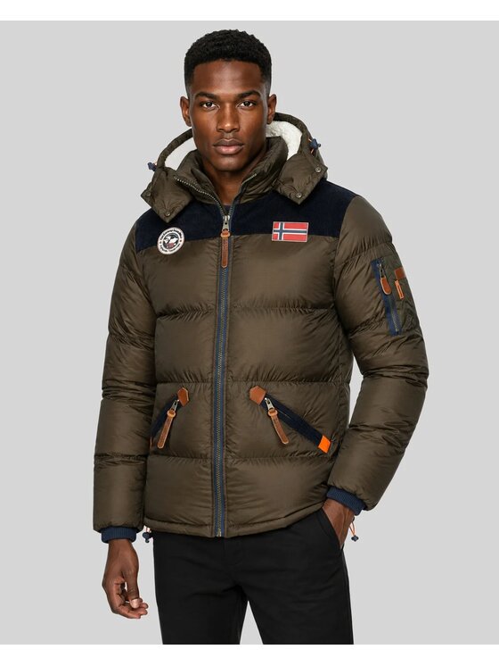 Geographical Norway Geographical Norway Kurtka zimowa WY3928H/GN/Kaki Khaki Regular Fit