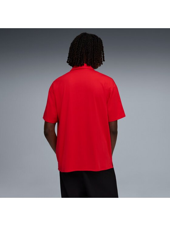 Puma Puma Polo 634247 Czerwony Regular Fit