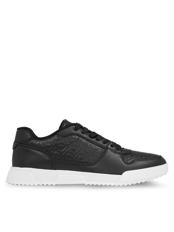 Sneakers Calvin Klein Low Top Lace Up Mono HM0HM01192 Negru