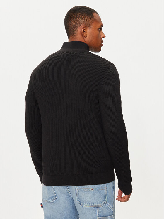 Tommy Jeans Tommy Jeans Sweter DM0DM19435 Czarny Slim Fit