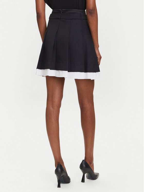 KARL LAGERFELD KARL LAGERFELD mini svārki A3W12021 Melns Regular Fit