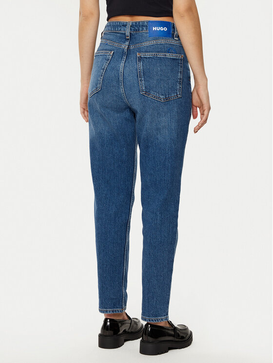 HUGO HUGO Jeansy Noe_B 50520614 Niebieski Mom Fit
