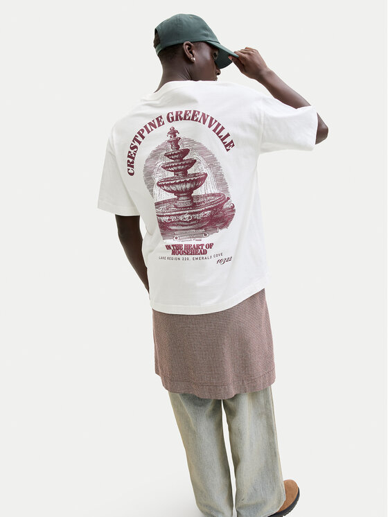 Jack & Jones Jack & Jones T-Shirt Maine 12291780 Λευκό Regular Fit