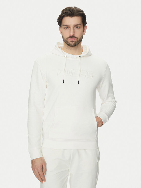 Guess Guess Mikina Z4YQ12 KAIJ1 Bílá Regular Fit