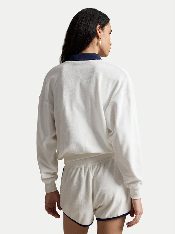 Polo Ralph Lauren Polo Ralph Lauren Džemperis 211A12737002 Balta Relaxed Fit