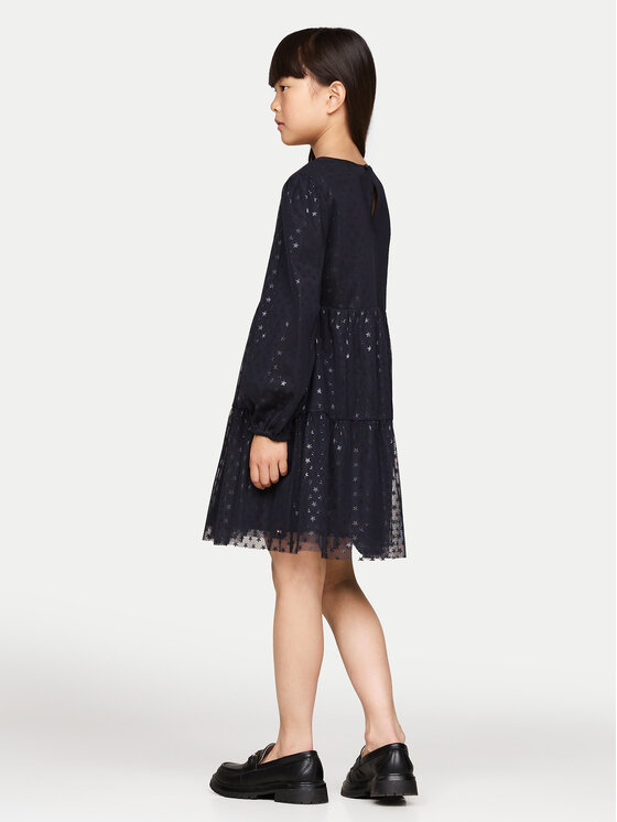 Tommy Hilfiger Tommy Hilfiger Елегантне плаття KG0KG08210 D Cиній Regular Fit