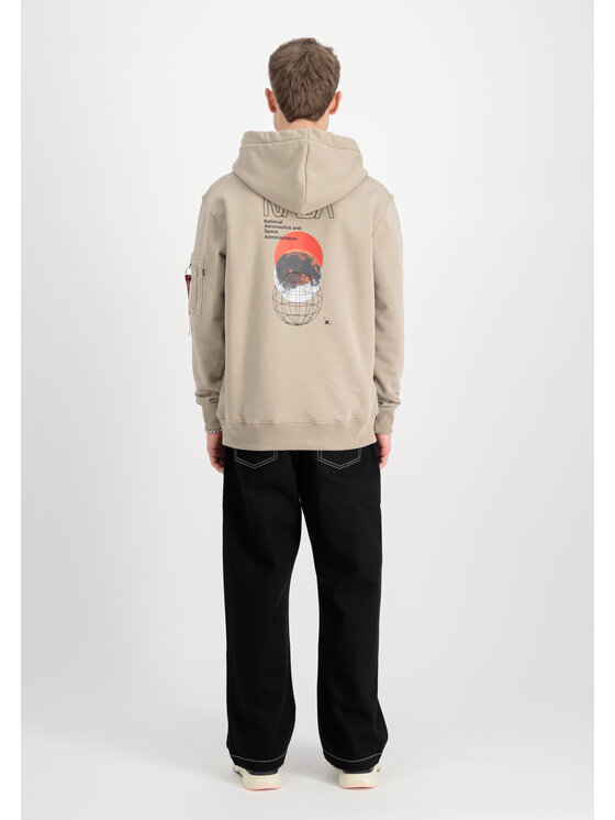 Alpha Industries Alpha Industries Bluza NASA Orbit Hoodie Żółty Regular Fit