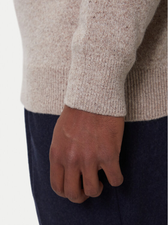 Barbour Barbour Pulover Essential Tisbury MKN0844ST51 Bej Regular Fit