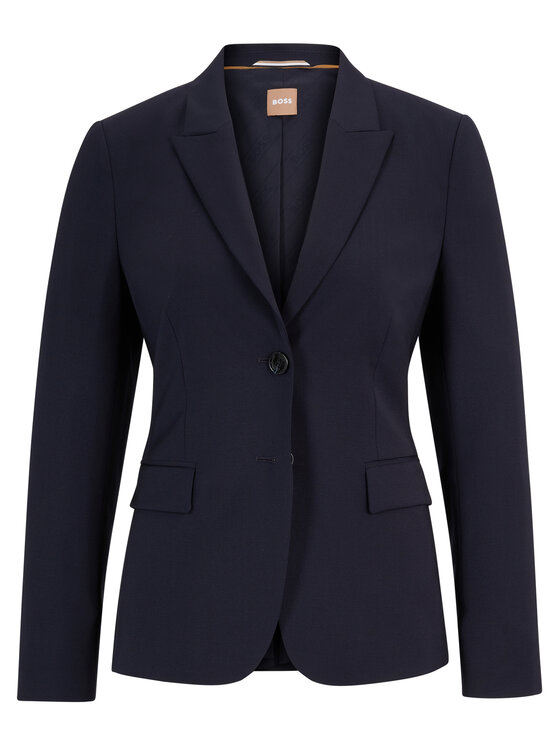 BOSS Boss Marynarka Juleah 50490035 Granatowy Regular Fit